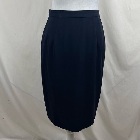 Donna Morgan Navy Two Piece Jacket W Skirt Y2K OfficeCore Career NWT Size 6 - Picture 8 of 16